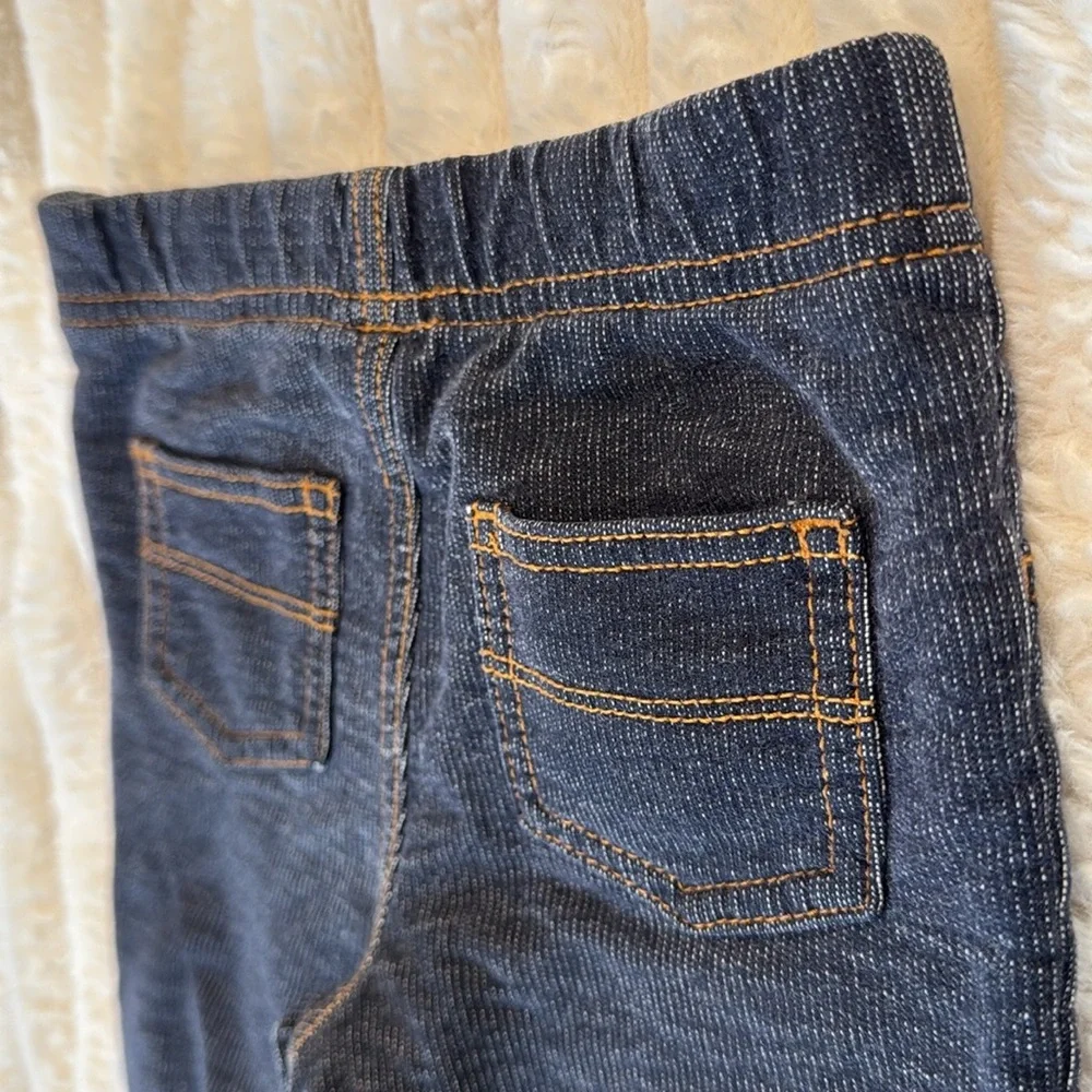 3/$15 🌸 Carter’s Pull On Soft Jean Jegging Dark Wash Denim Straight Leg Leggings